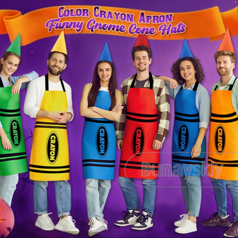 Party Hat Cone - Kostümset für Erwachsene mit Hut und
