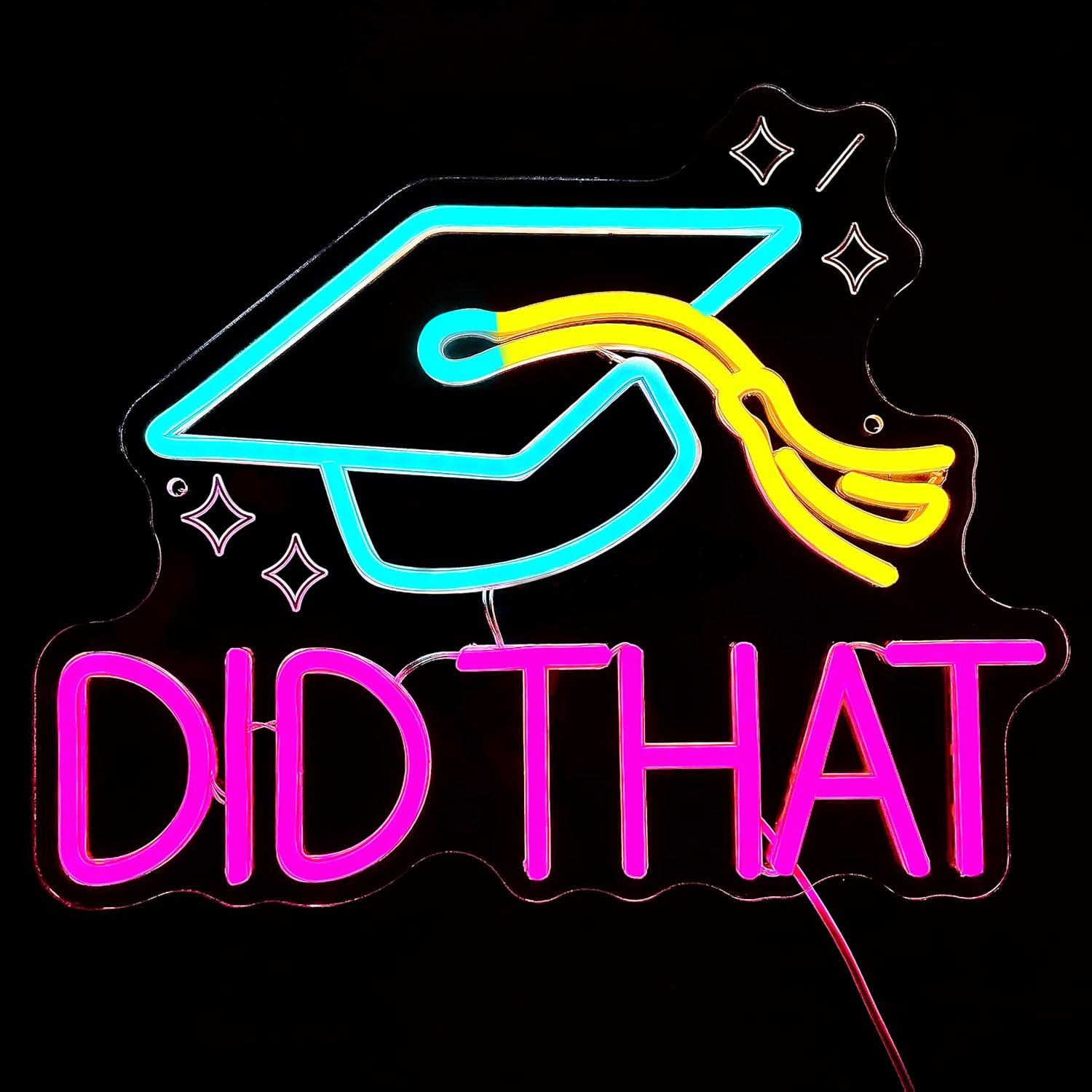 „Did That Graduation“-Neonschi – Neon Sign Party Bewertung und Preis