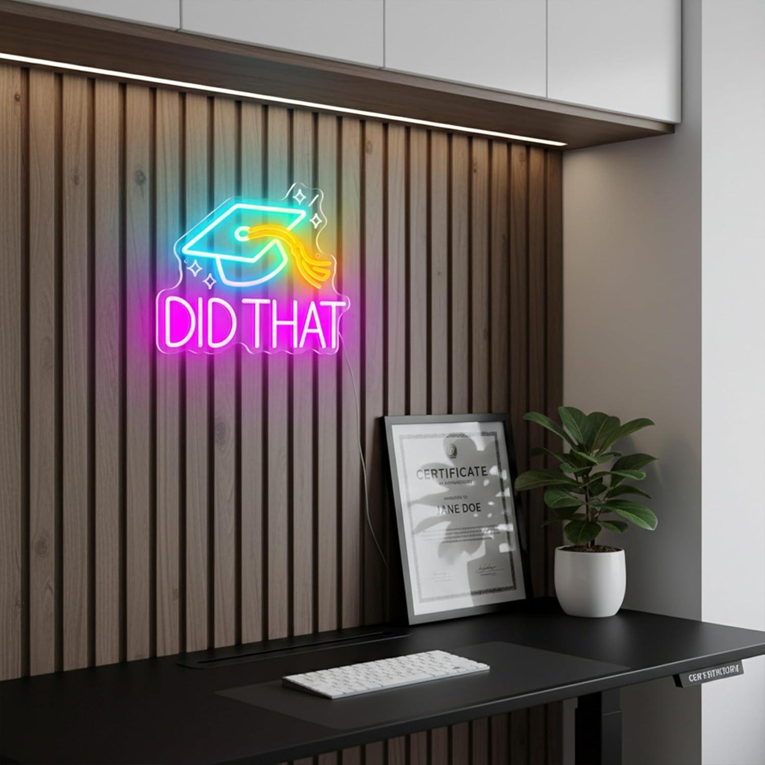 „Did That Graduation“-Neonschi – Neon Sign Party Bewertung und Preis