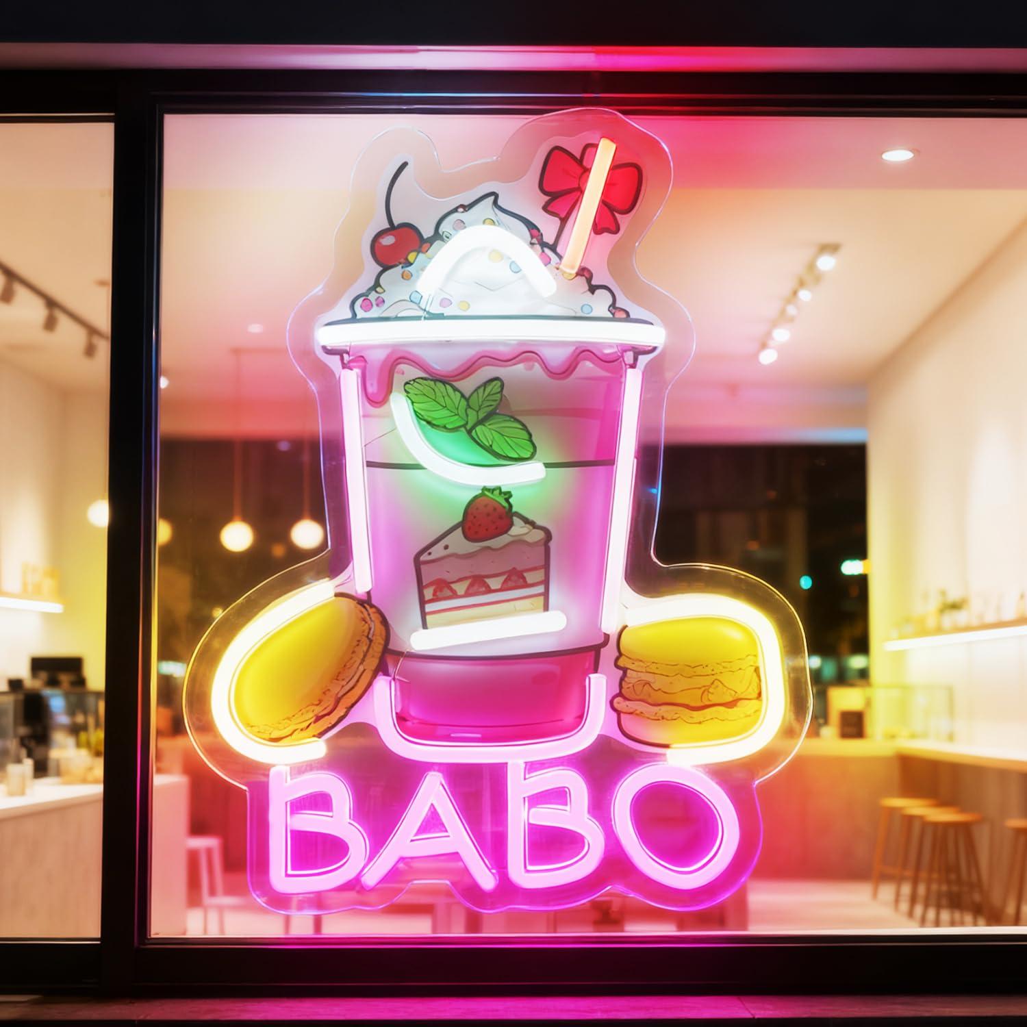 Boba Neon-Schild Leuchtende Bu – Neon Sign Party Bewertung und Preis