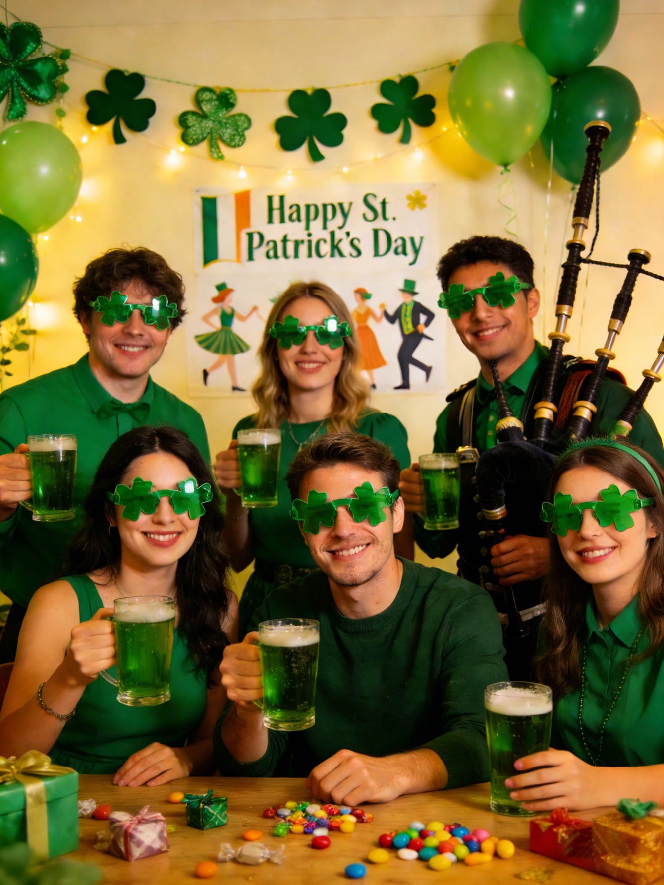 12/6/1 Paar St. Patrick's Day  – Event Party Bewertung und Preis